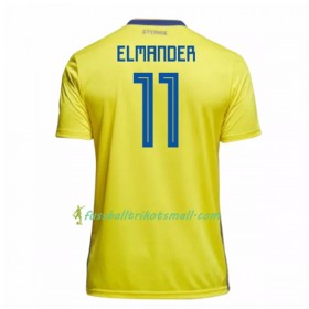 Fußballtrikots Schweden Elmander 11 WM 2018 Heimtrikotsatz kaufen